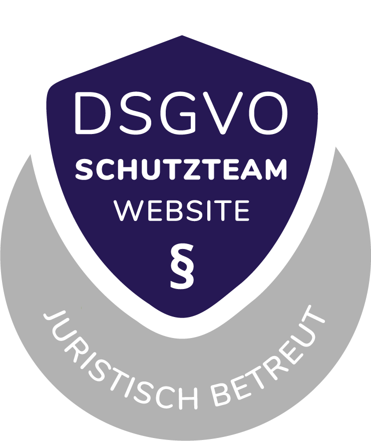 DSGVO Schutzteam Webseite (Juristisch Betreut) Zertifikat